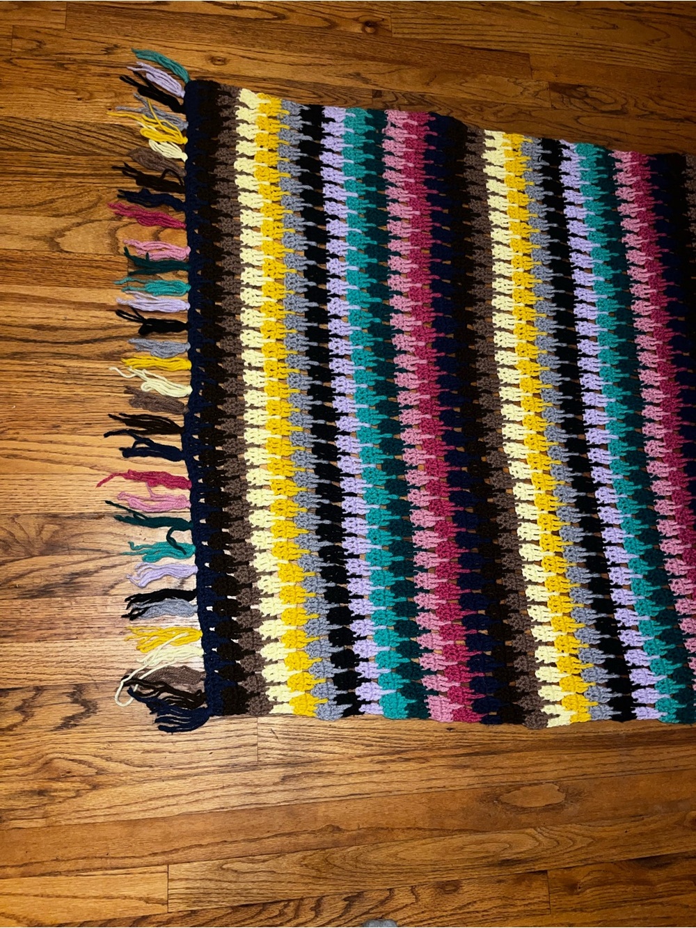 Handmade Knit Blanket - Picture 3 of 4